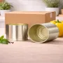 Plechovka na zavařování 99/63 "500g" (400ml.) Zlato/Pozink - KARTON 100ks