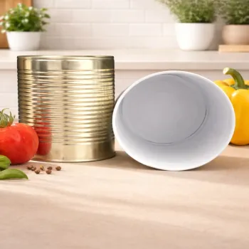Plechovka na zavařování 99/119 "1000g" (800ml) Bílá/Zlato